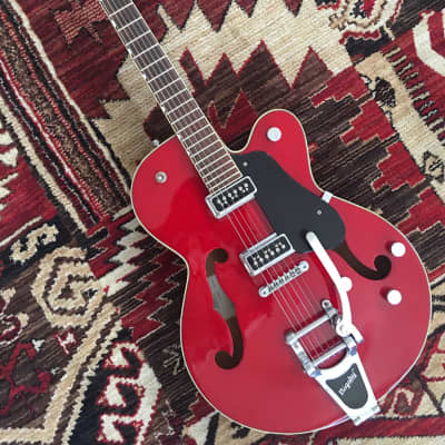 Gretsch G 5129 2004 Trans Red Top with Black Back & Sides and DeArmond Pick Ups!Play Now & Pay Later image 1