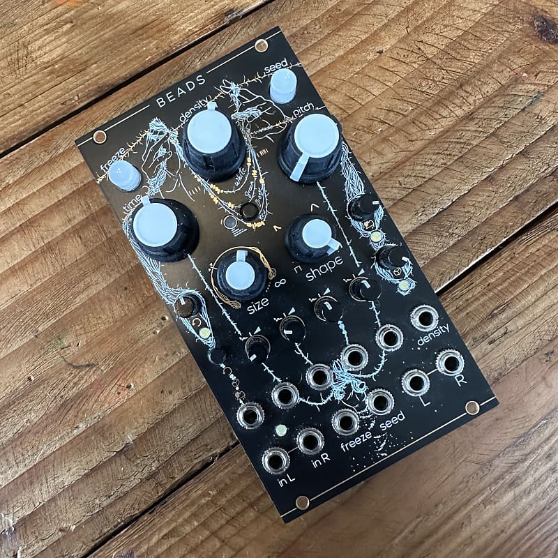 Mutable Instruments Beads 2021 - Black and Silver panels included 