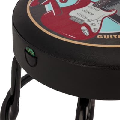 FENDER GUITARS & AMPS PICK POUCH BARSTOOL, BLACK image 3