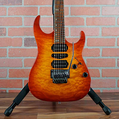 Washburn Mercury MG104 Quilt Maple Top Vintage sunburst 1993