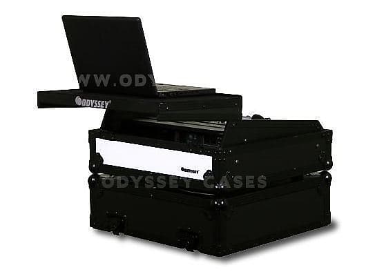 Odyssey FFXGS10BL Flight FX 10U Space 19" Mobile DJ Mixer Case w/ Laptop Shelf image 1
