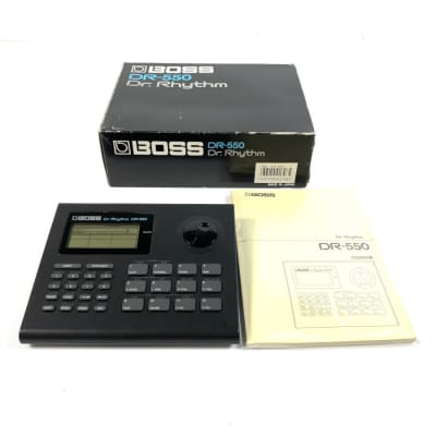 Boss DR-550 Dr. Rhythm 1989-1991 With Box Japan - Black