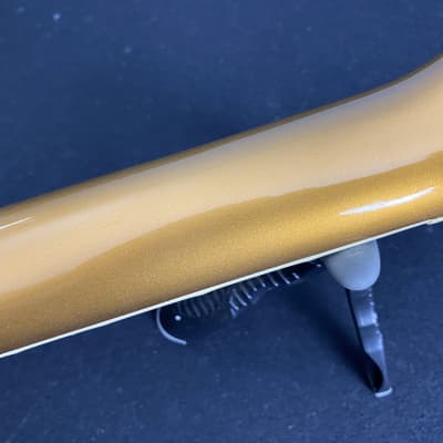 Video! Unreleased 1993 Gibson R+D Chet Atkins Country Gentleman 100th Anniversary 1994 - All Gold w/ Diamond Headstock + Block Inlays image 14