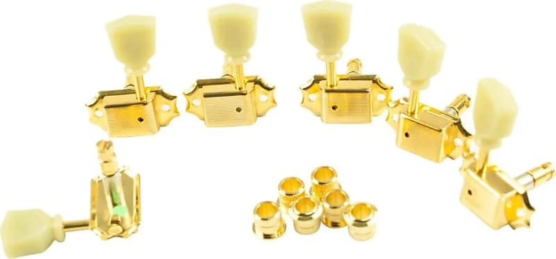 Gotoh 3 Per Side Vintage Style Locking Tuning Machines Gold | Reverb