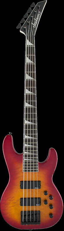 Jackson JS Series Concert Bass JS3VQ Cherry Burst 5-String