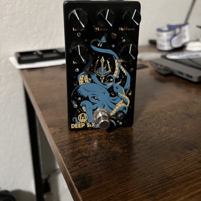 Walrus Audio Deep Six Compressor V3 Limited Edition - Guitar Center 2019 - Black / Blue Octopus image 1