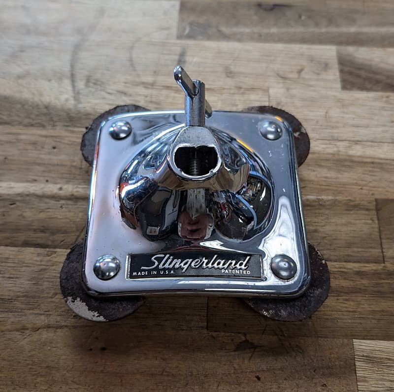 Slingerland Vintage Bass drum tom mount Chrome Reverb