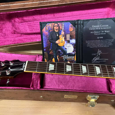 Gibson Custom Shop Ace Frehley '59 Les Paul Standard 2015 - Vintage Gloss Dirty Lemon Frehley Burst image 6