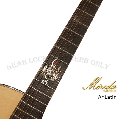 Merida Extrema AhLatin Solid Sitka Spruce & Cocobolo grand auditorium acoustic electronic guitar image 6