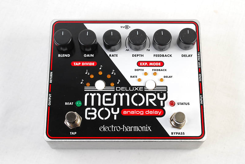Used Electro-Harmonix EHX Deluxe Memory Boy Analog Delay Tap Tempo Effect Pedal! image 1