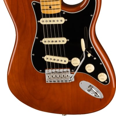 Fender American Vintage II 1973 Stratocaster Electric Guitar Maple Fingerboard, Mocha image 1
