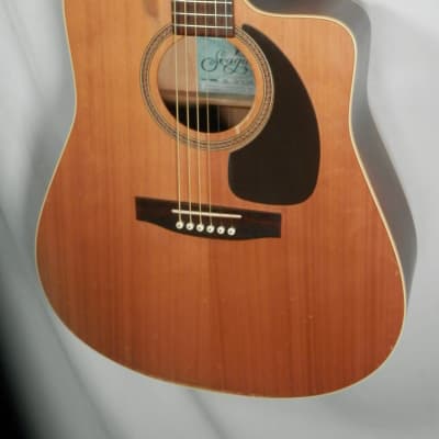 Seagull S6+ CW Cedar Dreadnought Cutaway Acoustic Guitar used Made in Canada image 5
