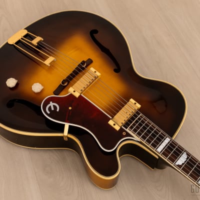 1955 Epiphone Zephyr Deluxe Regent Vintage Archtop Sunburst, Collector-Grade w/ Case image 11