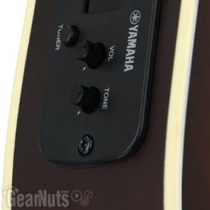Yamaha APXT2EW 3/4-size Thin-line Cutaway - Tobacco Brown Sunburst image 5