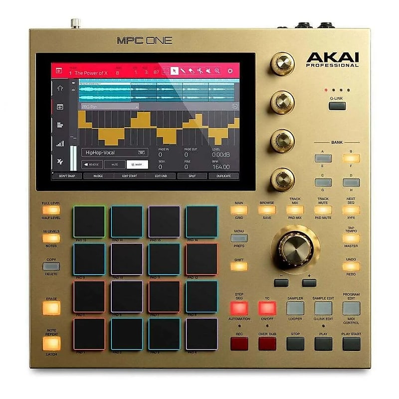 Akai MPC One Standalone MIDI Sequencer Gold Edition image 1