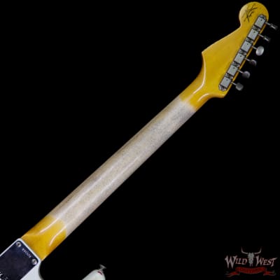 Fender Custom Shop White Lightning Floyd Stratocaster Heavy Relic Rosewood Board 21 Frets Torino Red image 11