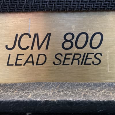 Marshall JCM 800 2205 50w head with JCM800 1960A 4x12 1983/1988 image 7