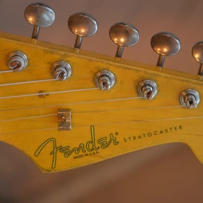 American Fender Stratocaster Relic Custom Purple Sparkle image 12