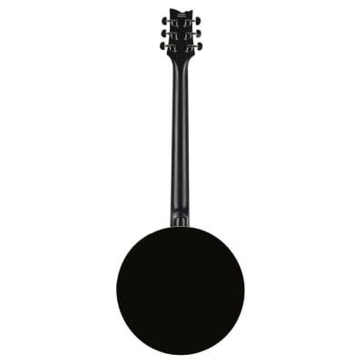 Ortega Guitars OBJ350/6-SBK Raven Series 6-String Banjo - Black image 6