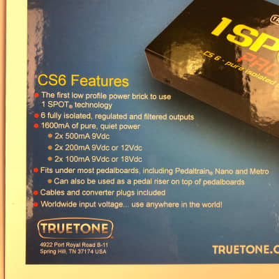Truetone 1 Spot CS6 Pro Power Supply Brick image 6