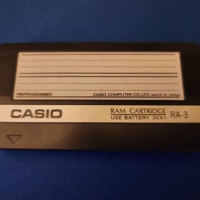 Casio RA-3 (RAM CART FOR CZ-1, CZ-5000, CZ-3000, CZ-1000, CZ-101)