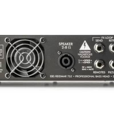 EBS Reidmar 752 RD752 750 watt 2 ohm Light Weight Bass Amplifier Head image 3