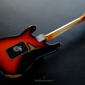 Fender Stratocaster American Plus Sunburst Floyd Rose Bridge Maple Heavy Aged Relic (Rare) image 11