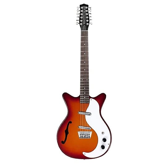 Danelectro D5912CS - Electric Guitar with Lipstick tubes