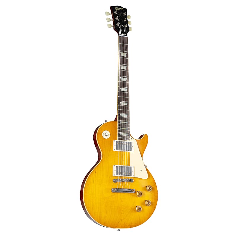 Gibson 1958 Les Paul Standard Reissue VOS Lemon Burst 831598 Reverb