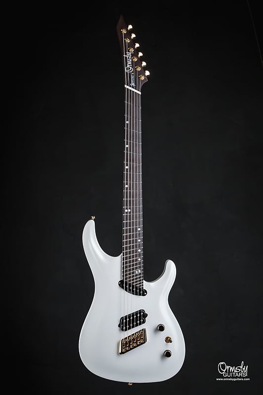 Ormsby SX GTR 6 string Multiscale 10th Anniversary 2019 Platinum Pearl Gloss image 1