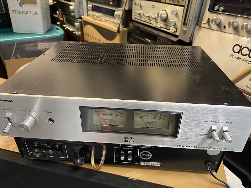 Toshiba amplifier Sc665  			