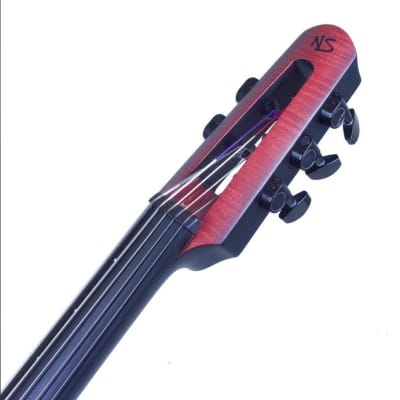 NS Design NXT5a Cello - Burgundy Satin -
Fretted, New, Free Shipping, Authorized Dealer image 5
