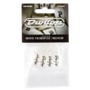 Dunlop 9002P White Plastic Thumbpicks Medium 4/Player's Pack