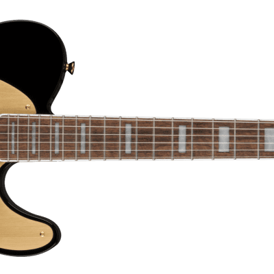 Squier 40th Anniversary Telecaster®, Gold Edition 0379400506  Gold Anodized Pickguard, Black image 3