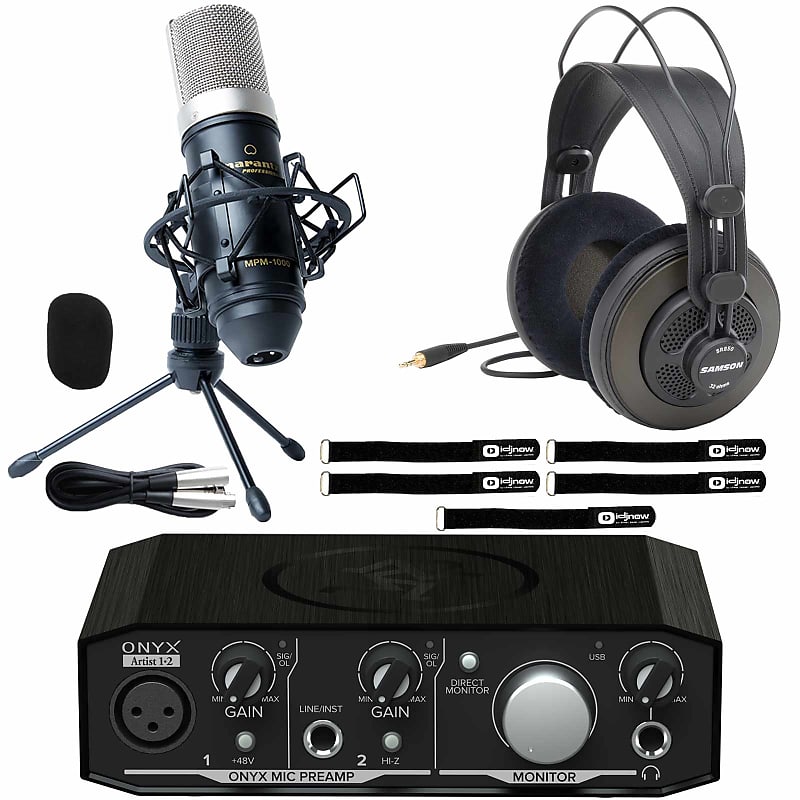 Mackie Onyx Artist 1-2 2x2 Audio Interface w MPM-1000 | Reverb Mackie Onyx Artist 1-2 2x2 Audio Interface w MPM-1000 | Reverb