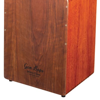 Gon Bops Mixto Cajon Drum Natural Lacquer FREE Gig Bag and Shipping | NEW | Authorized Dealer image 2