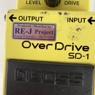 Boss SD-1 Super Over Drive Made in Japan 1983 Analogman RE-J