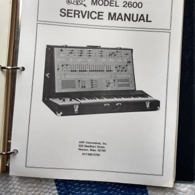 ARP 2600 Original Patch Book & Service Manual Bild 2