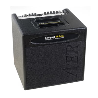 AER Battery Powered Acoustic Amp AER COMPACT-MOBILE 60W / 2 Chan w/ 1x8 Speaker, Special Order, Mint image 1