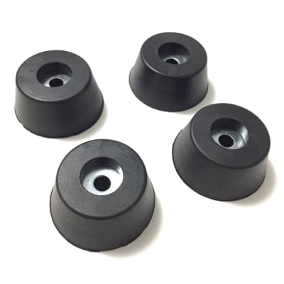 Rubber Feet for Amplifier Cabinets or Amp Heads Tapered - 4 pcs image 1