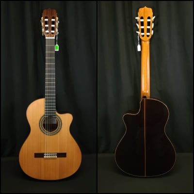 Jose Ramirez Estudio Studio Cutaway 1 Nylon String Classical Guitar w/ Logo'd Hard Case image 2