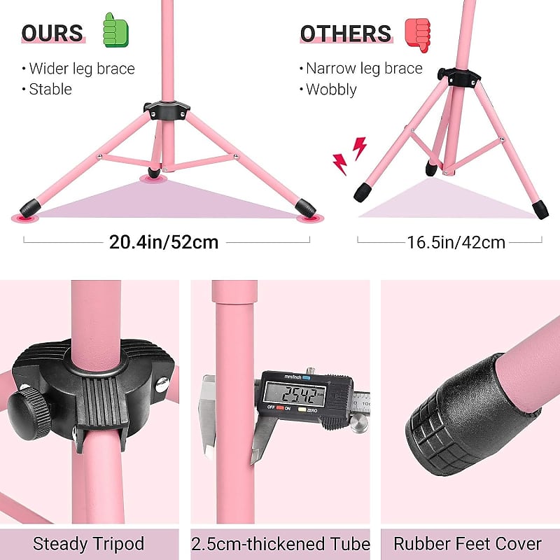 Cahaya CY0194-1 Adjustable Metal Music Stand, 2 in 1 Double Cahaya CY0194-1 Adjustable Metal Music Stand, 2 in 1 Double