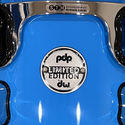 *Limited Edition* PDP Concept Maple 7"x10" Rack Tom in Lite Blue Lacquer image 2