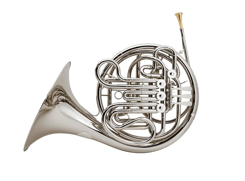 Holton H379 Double French Horn - Step-Up Nickel Silver, Large-Throated Bell image 1