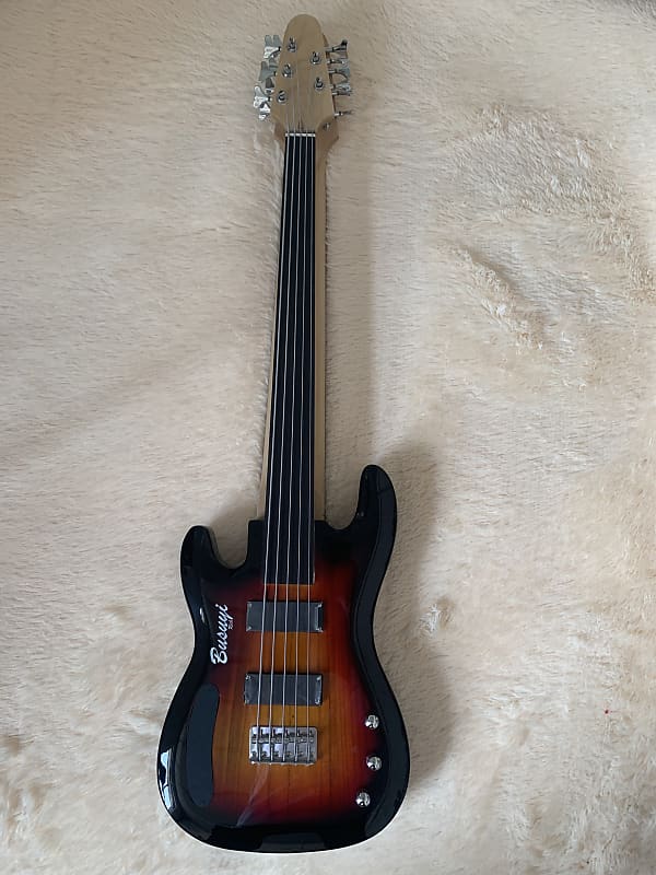 8 String Bass /5 String Fretless Bass Busuyi Double Neck Guitar 2022 (Sunburst) image 1