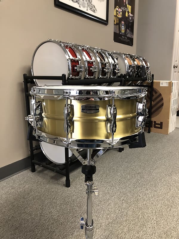 Yamaha Recording Custom Brass 14x5.5 Snare Drum Reverb