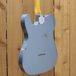 Fender Custom Shop 1963 Tele Relic Ice Blue Metallic, Used image 2