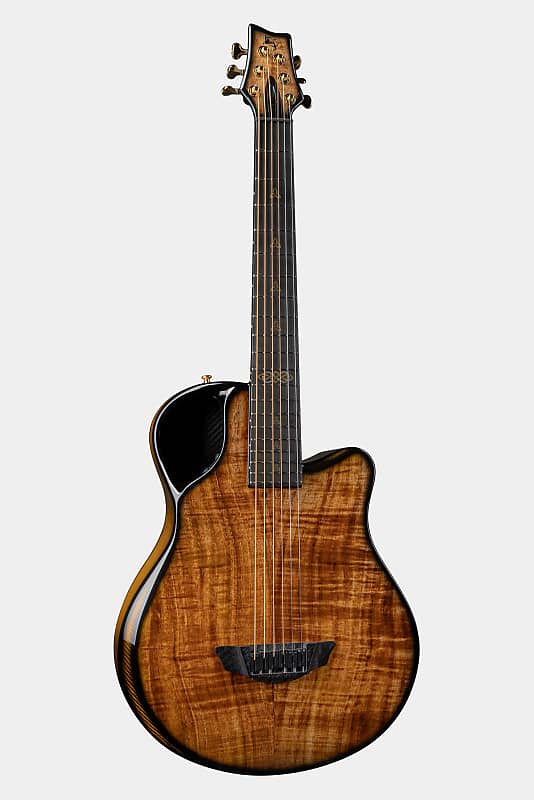 X7 Carbon Fiber Parlor Travel Guitar Reverb