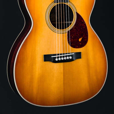 Collings OM2HA T Traditional Series Torrefied Adirondack Spruce and Indian Rosewood Western Shaded Burst NEW for sale