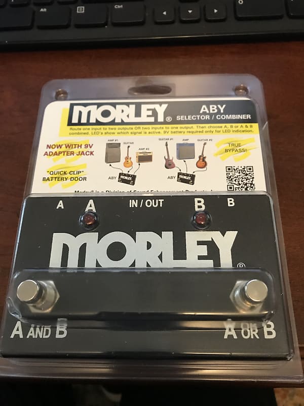 Morley ABY Selector Combiner Switch AB Box Pedal Footswitch-Free Ship image 1